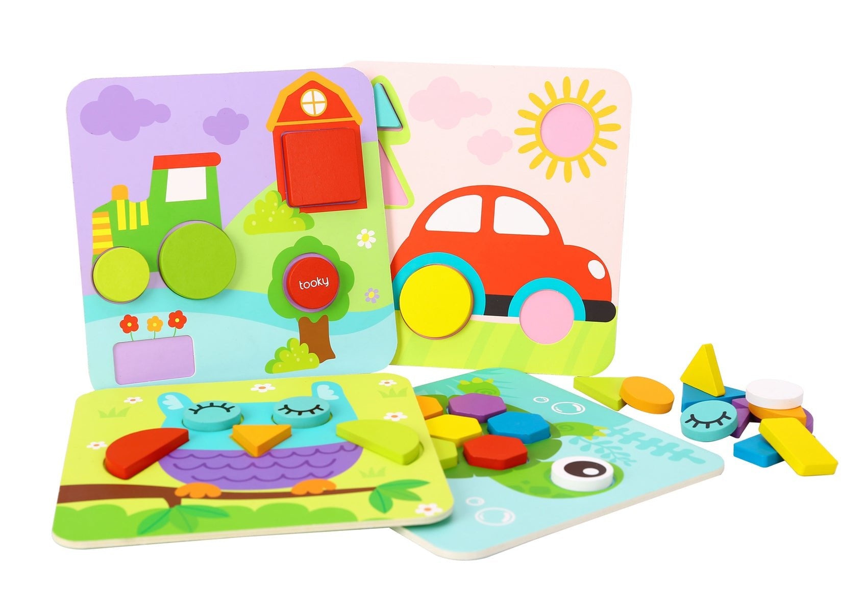 4 IN 1 SHAPE PUZZLES - Bamboo Sprout